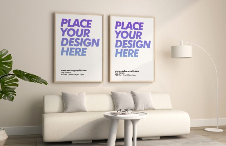 Double_ Wall_ Frame_ Mockup_Design_www.mockupgraphic.com