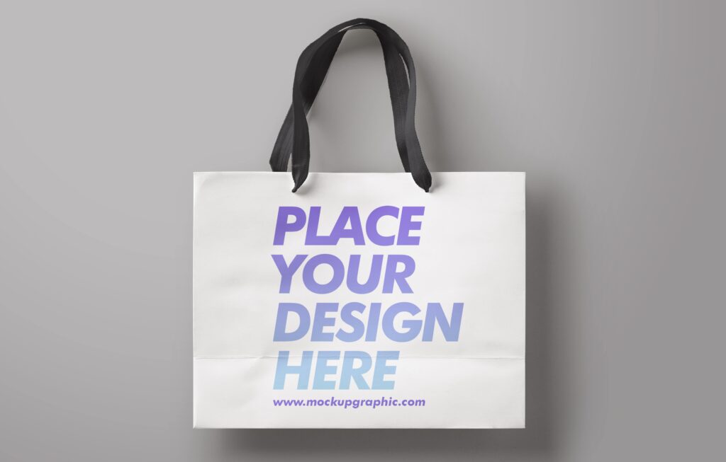Free PSD Bag Mockup Design - Mockup Graphic
