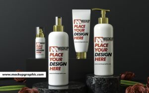 Free_ Packing_ Cosmetic_ Bottle_ Mockup_Design_www.mockupgraphic.com