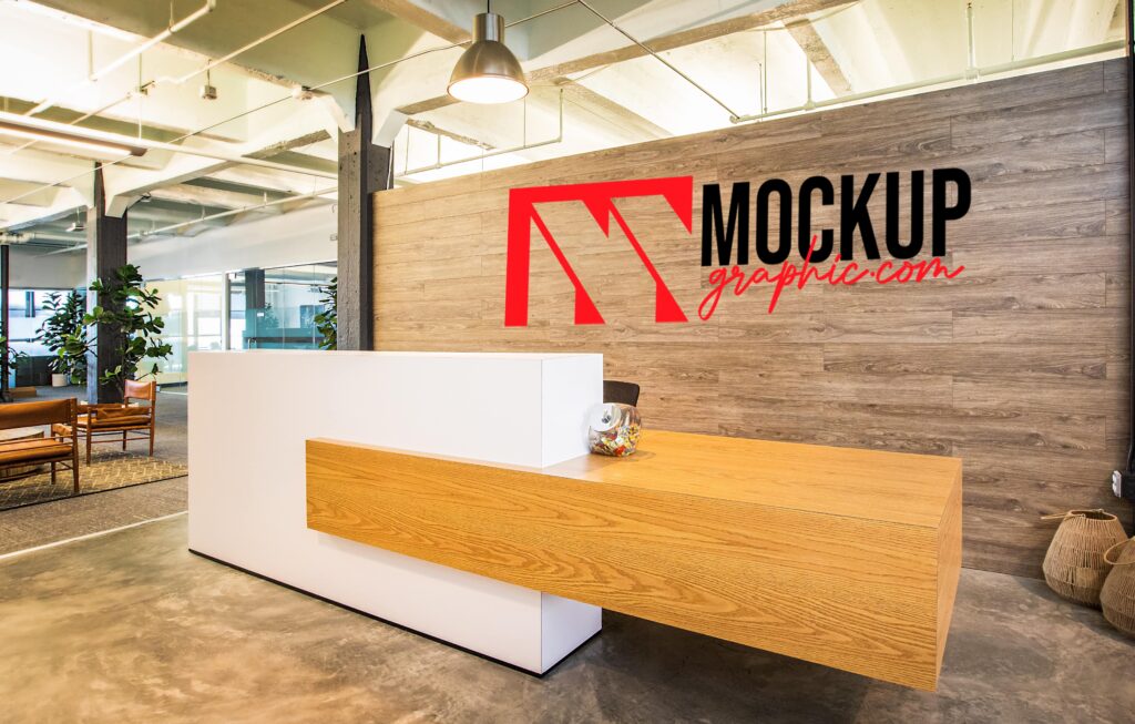 Free_ Reception_ Desk_ Mockup_Design_www.mockupgraphic.com