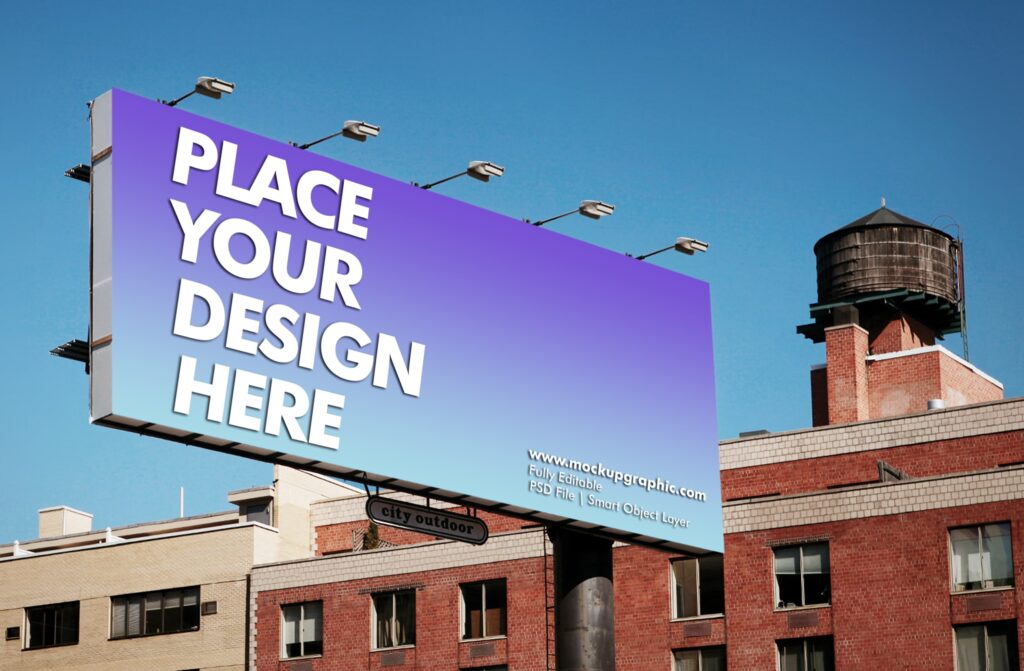 Free_ Street_ Bill Board Mockup_Design_www.mockupgraphic.com