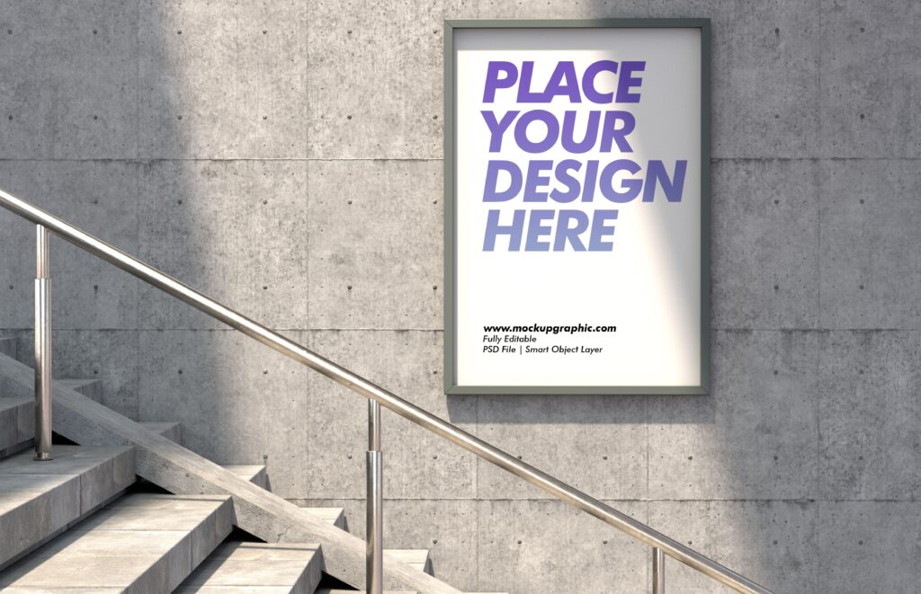 Free_ Urban_ Vertical_ Poster_ Mockup_Design_www.mockupgraphic.com