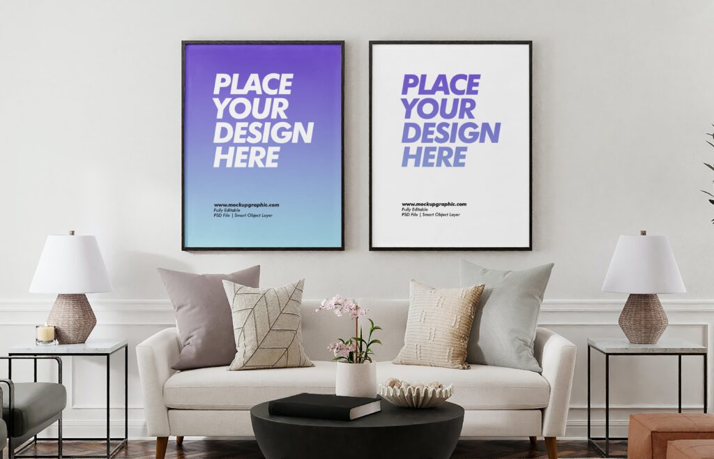 House_ Decoration_ Posters_ Mockup_Design_www.mockupgraphic.com