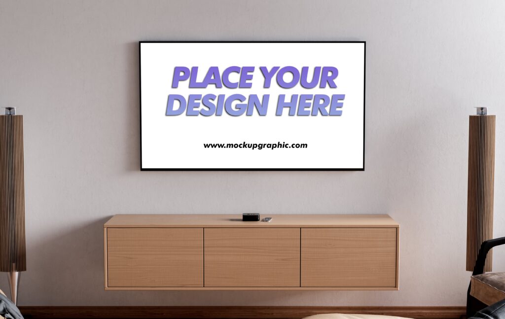 Living_ Room_ TV_ Mockup_Design_www.mockupgraphic.com