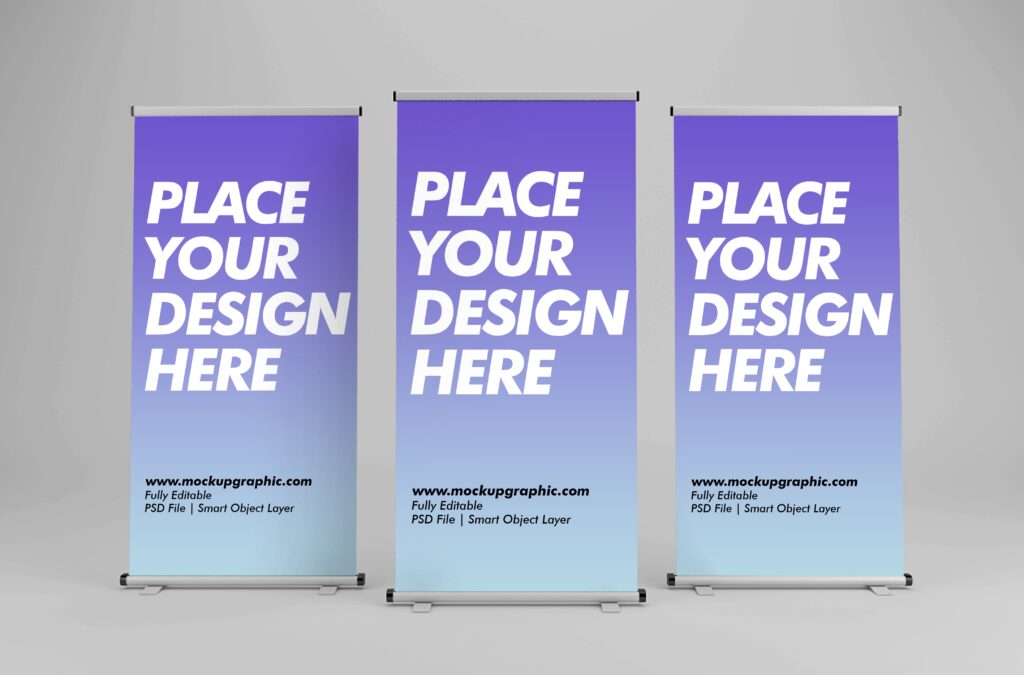 Tripple_ Stand_ Mockup_Design_www.mockupgraphic.com