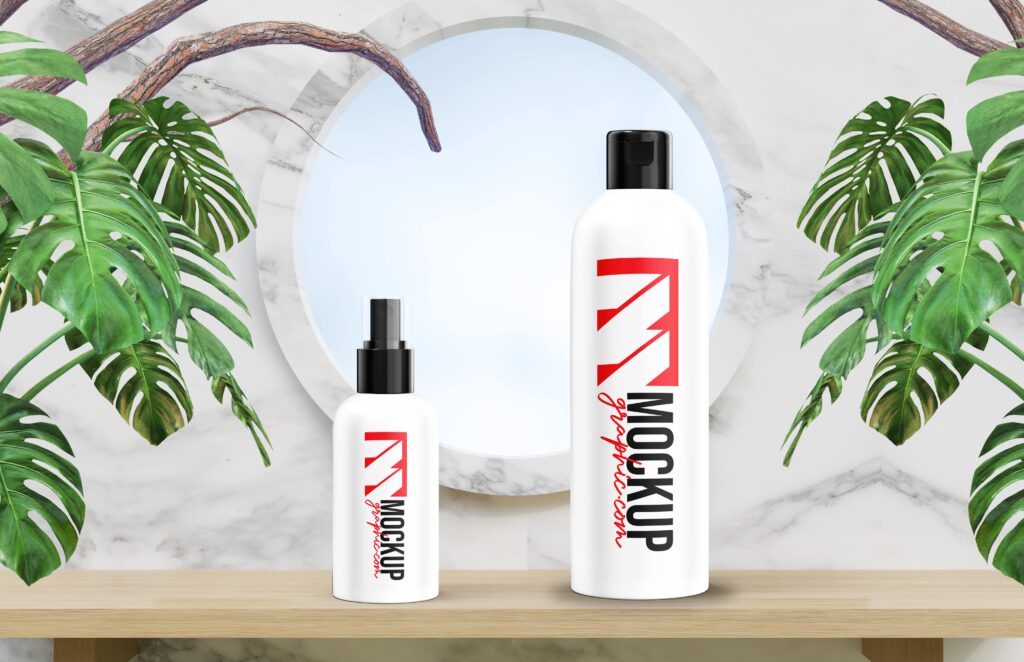 Top_ Cap_ Cosmetic_ Bottle_ Mockup_ Design_ww.mockupgraphic.com