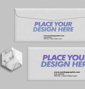 Envelope_ With_ Paperweight_ Mockup_Design_www.mockupgraphic.com