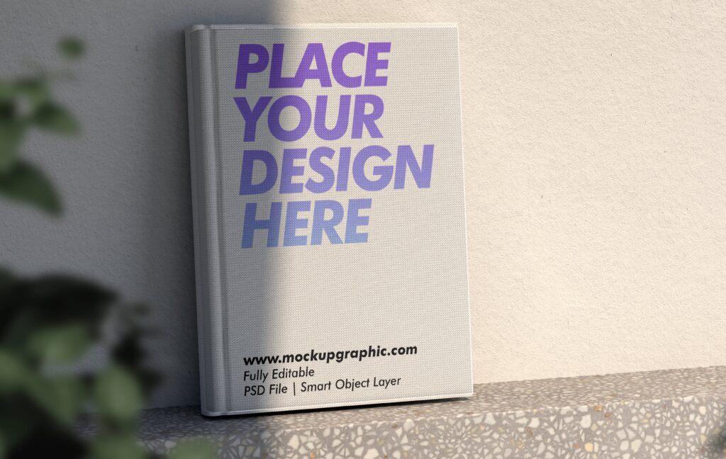 Free_ Line_ PSD_ Book_ Mockup_Design_www.mockupgraphic.com