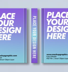 Free_ PSD_ Book_ Hardcover_ Mockup_Design_www.mockupgraphic.com