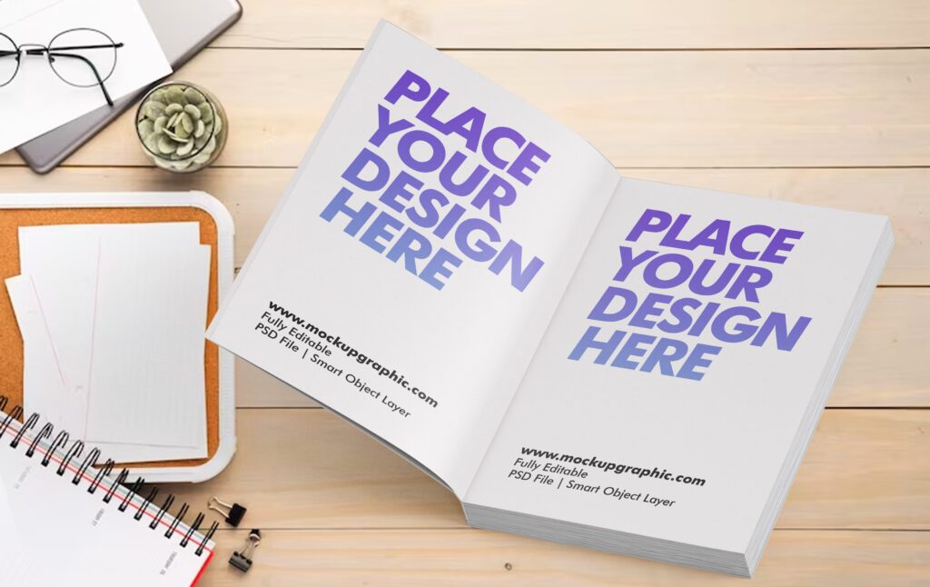 Free_ Softcover_ Book_ Mockup_Design_www.mockupgraphic.com